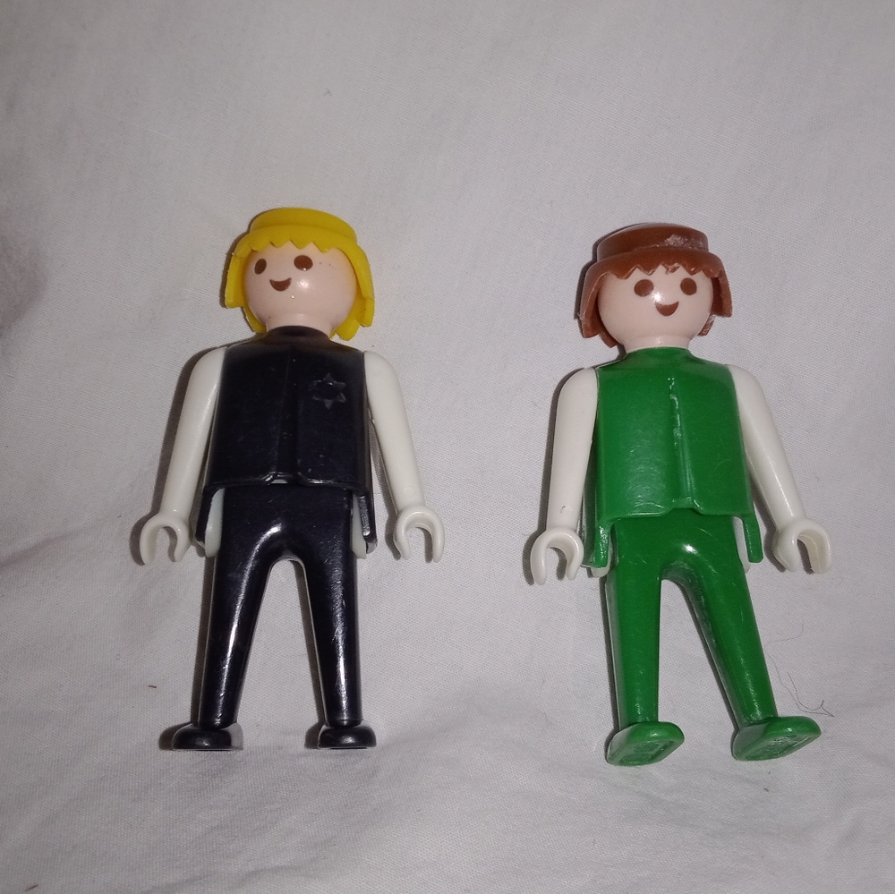 Vintage 1974 Geobra Toy Action Figures Men